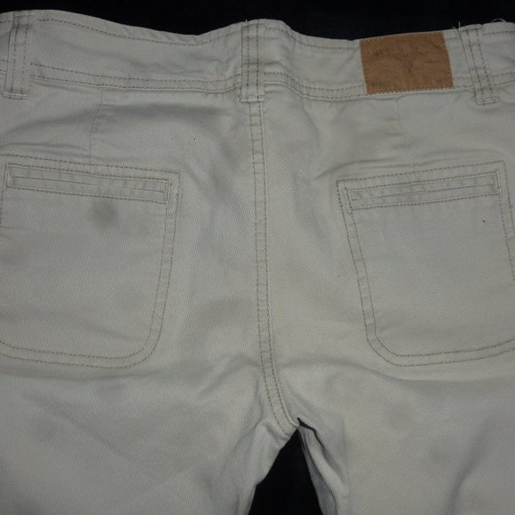 American Eagle Stretch  Crop Jeans / capris Sz 4 - Picture 2 of 10